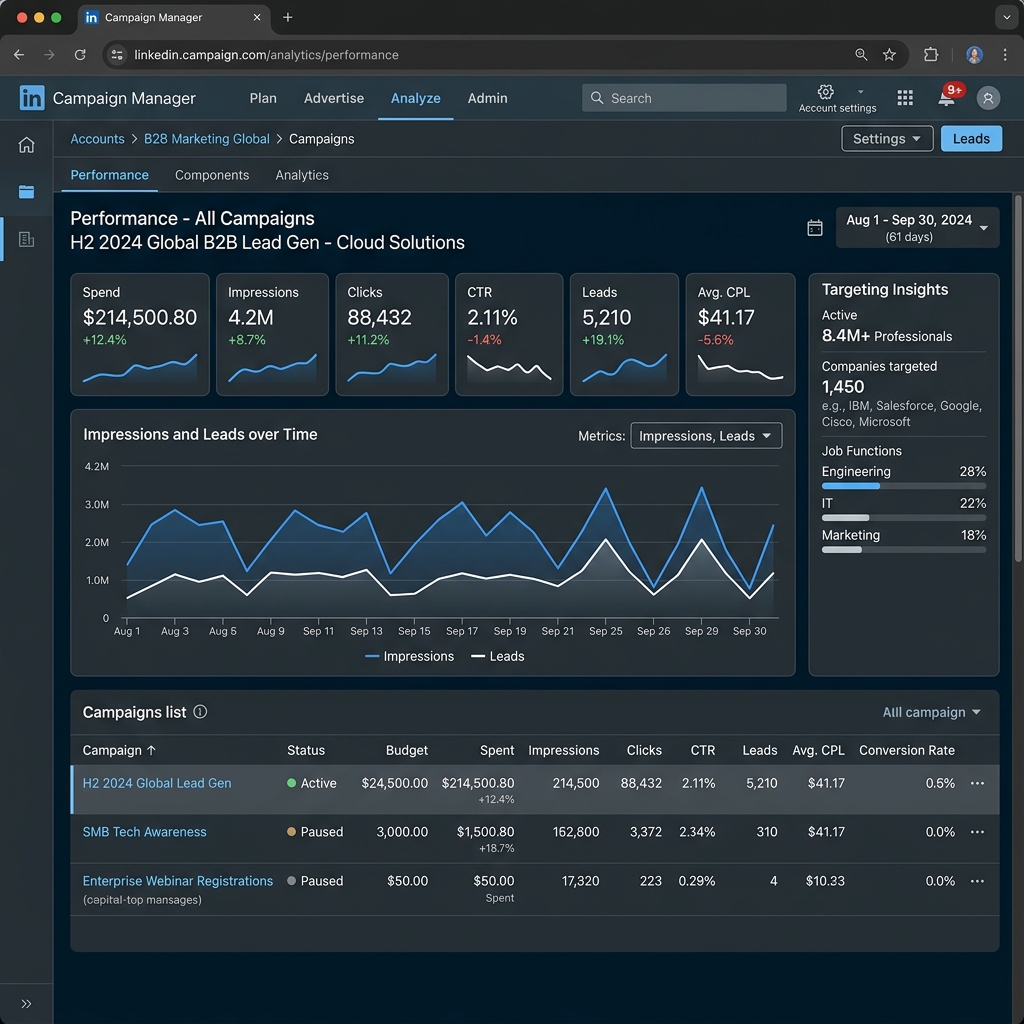 LinkedIn B2B Campaign